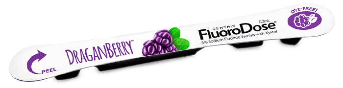 DraganBerry new Fluorodose fluoride varnish flavor